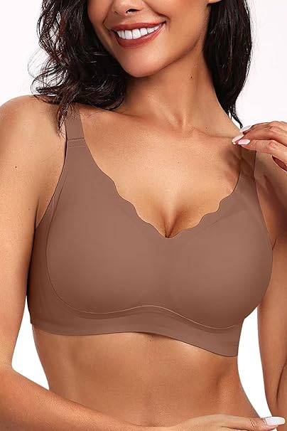 Seamless Wire-Free Scalloped Bras