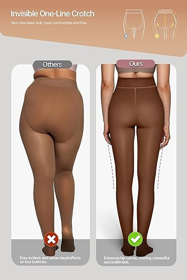 VertVie Fleece Lined Tights