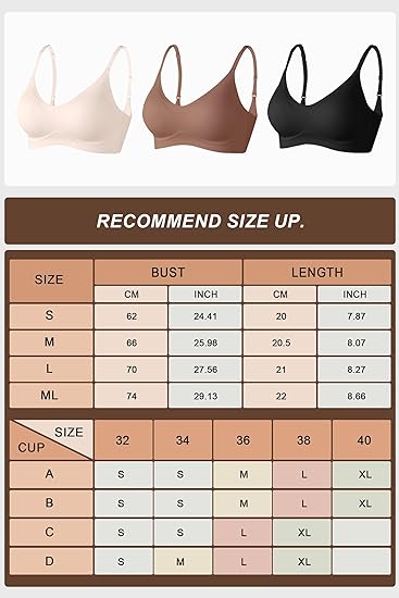 Seamless Wirefree Comfort Bra