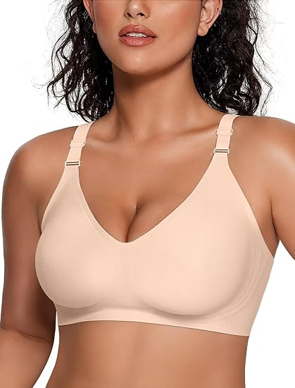 Wireless Bras with Front-adjustable Straps