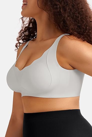 Scalloped Full Coverage Bra Plus Size