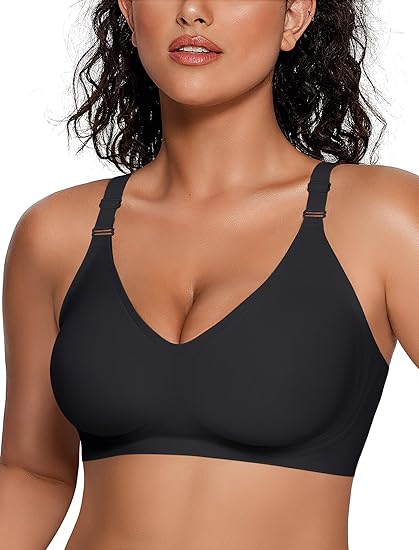 Wireless Bras with Front-adjustable Straps