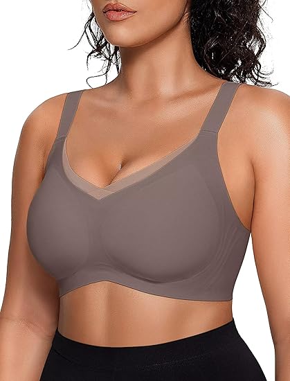 Supportive Mesh Crossover Bras