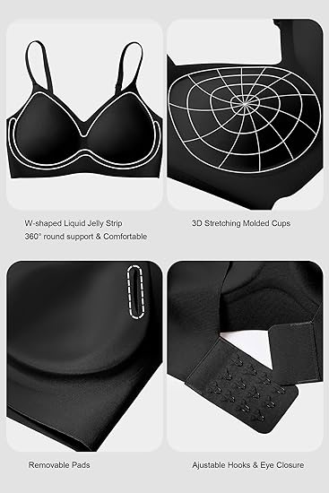 Seamless Wire-Free Comfort Bra