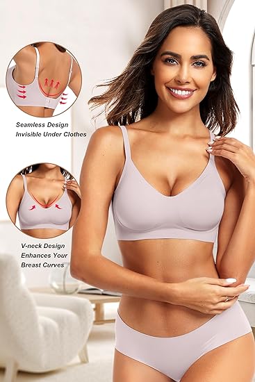 Seamless Wire-Free Comfort Bra
