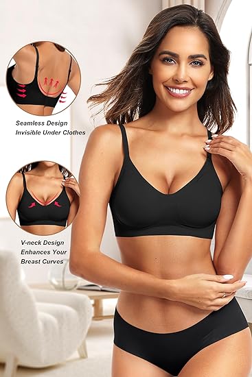 Seamless Wire-Free Comfort Bra
