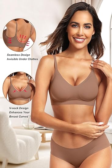 Seamless Wire-Free Comfort Bra