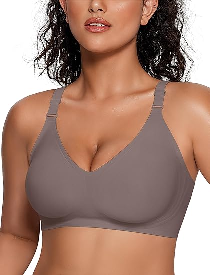 Wireless Bras with Front-adjustable Straps