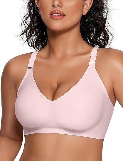 Wireless Bras with Front-adjustable Straps