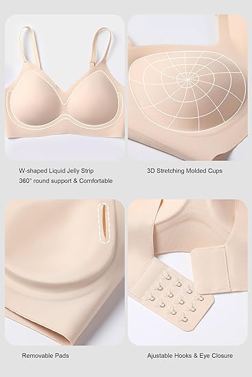 Seamless Wire-Free Comfort Bra