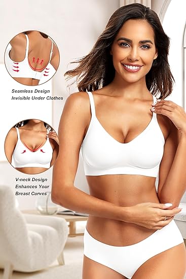 Seamless Wirefree Comfort Bra