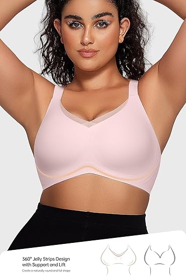 Supportive Mesh Crossover Bras