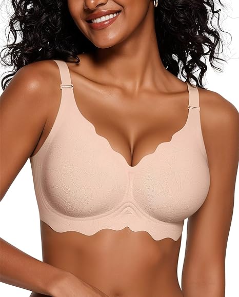 Seamless Scalloped Bras