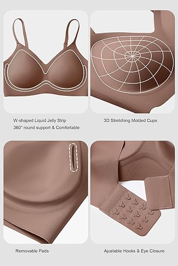 Seamless Wirefree Comfort Bra