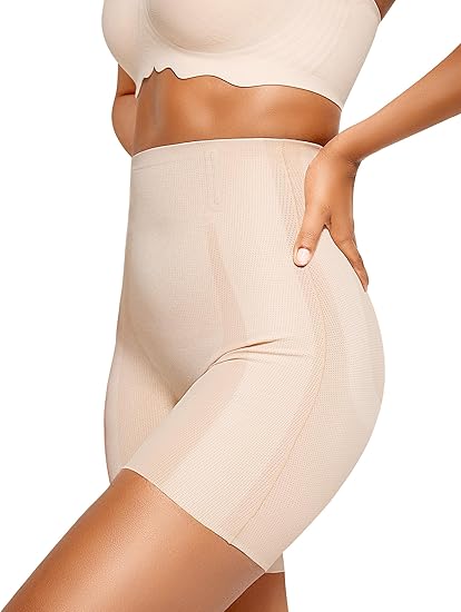 High Waisted Seamless Tummy Control Shapewear Shorts