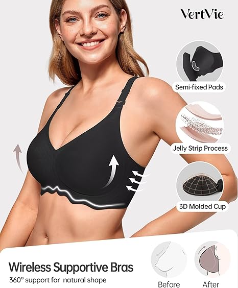 Wireless Bras with Support