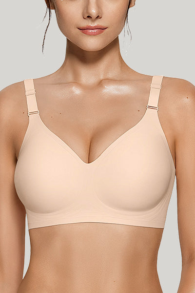 Wireless Bras with Front - Adjustable Straps