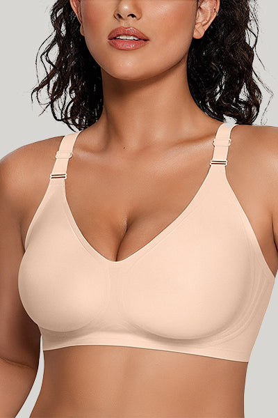 Wireless Bras with Front - Adjustable Straps