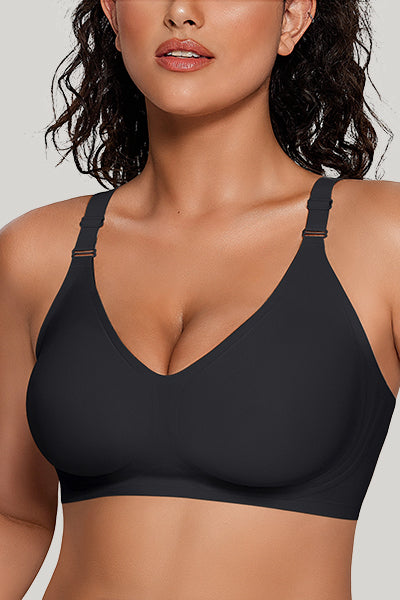 Wireless Bras with Front - Adjustable Straps