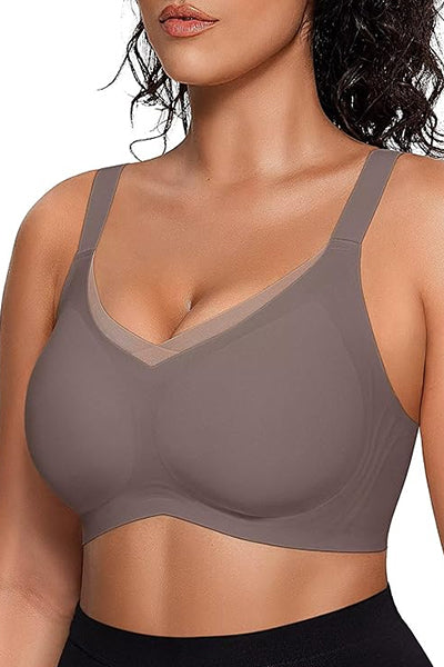 Supportive Mesh Crossover Bras