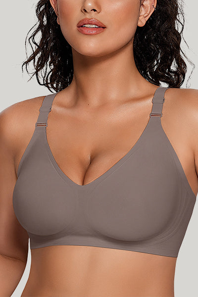 Wireless Bras with Front - Adjustable Straps