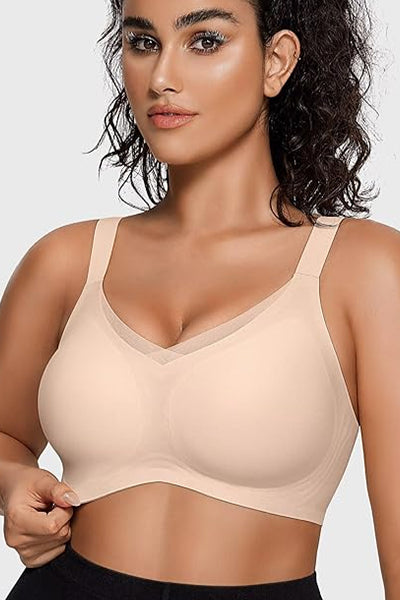 Supportive Mesh Crossover Bras