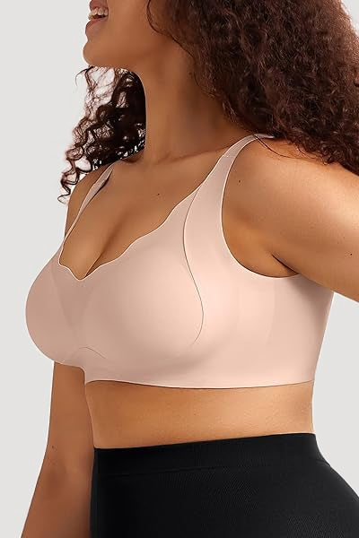 Scalloped Full Coverage Bra Plus Size