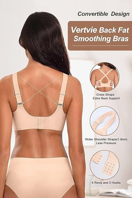 Seamless Wire-Free Comfort Bra