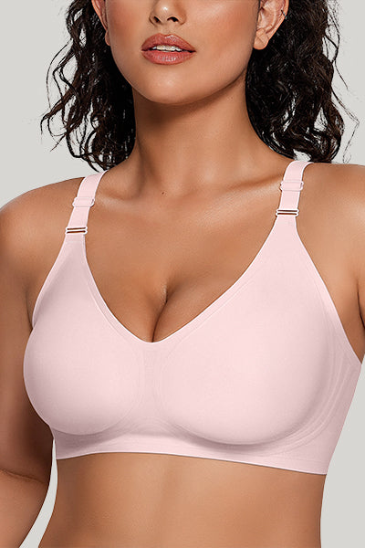 Wireless Bras with Front - Adjustable Straps