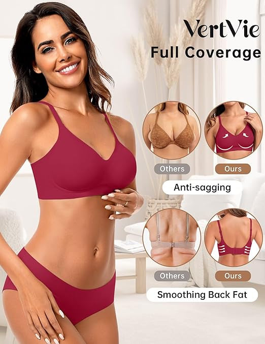 Seamless Wire-Free Comfort Bra