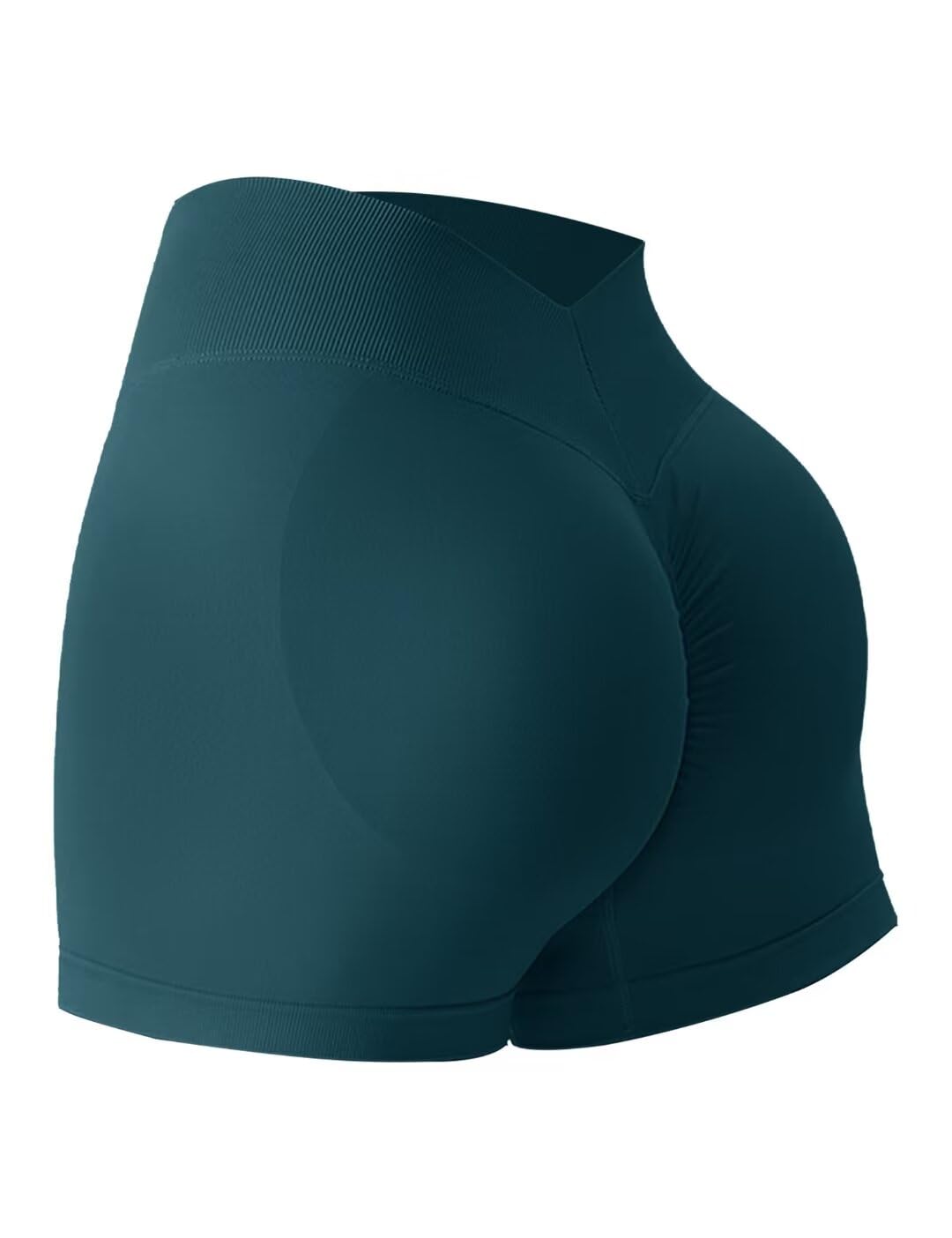 High Waisted Seamless V Back Shorts