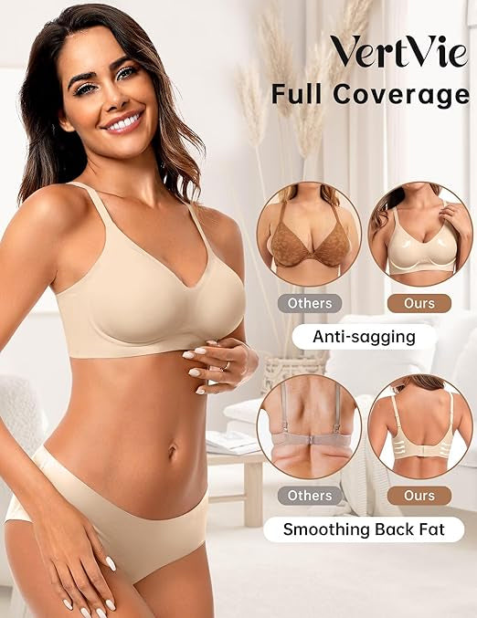 Seamless Wire-Free Comfort Bra