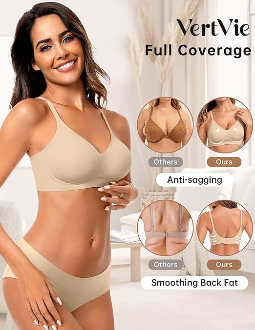 Seamless Wire-Free Comfort Bra