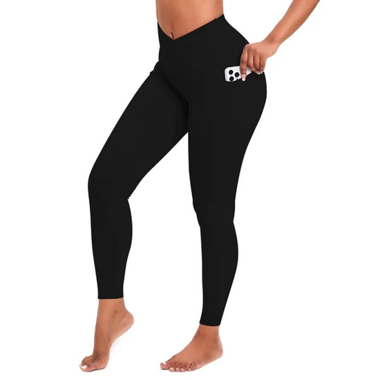Vertvie Scrunch Butt Lifting Leggings for Women Tummy Control Crossover Gym  Workout Leggings High Waisted Yoga Pants