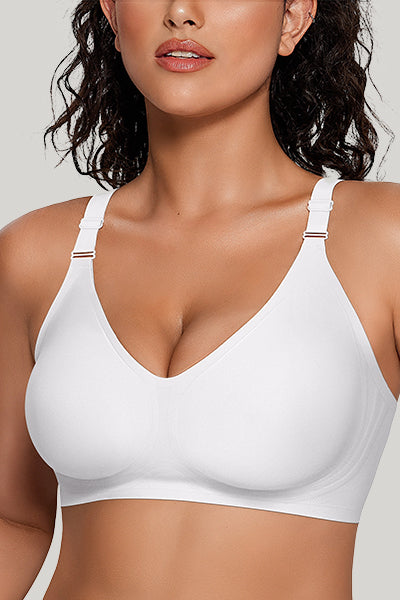 Wireless Bras with Front - Adjustable Straps