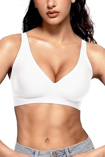 Deep V Wireless Sleep Bra