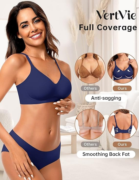 Seamless Wire-Free Comfort Bra
