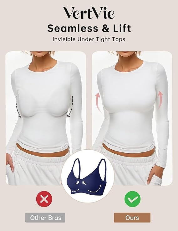 Seamless Wire-Free Comfort Bra