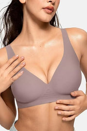 Deep V Wireless Bra