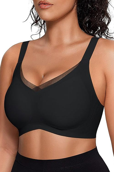 Supportive Mesh Crossover Bras