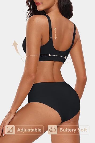 Seamless Wire-Free Scalloped Bras