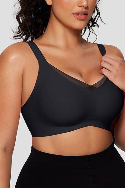 Supportive Mesh Crossover Bras