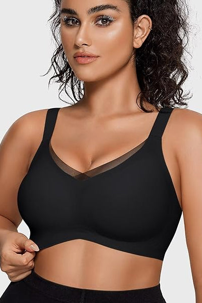 Supportive Mesh Crossover Bras