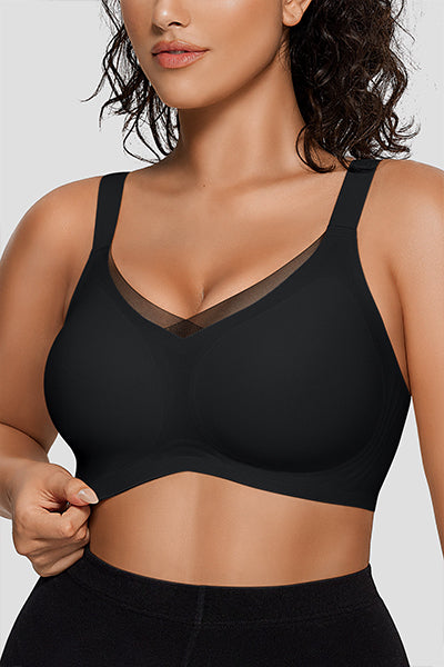 Supportive Mesh Crossover Bras