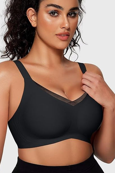 Supportive Mesh Crossover Bras