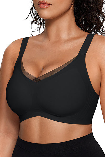 Supportive Mesh Crossover Bras