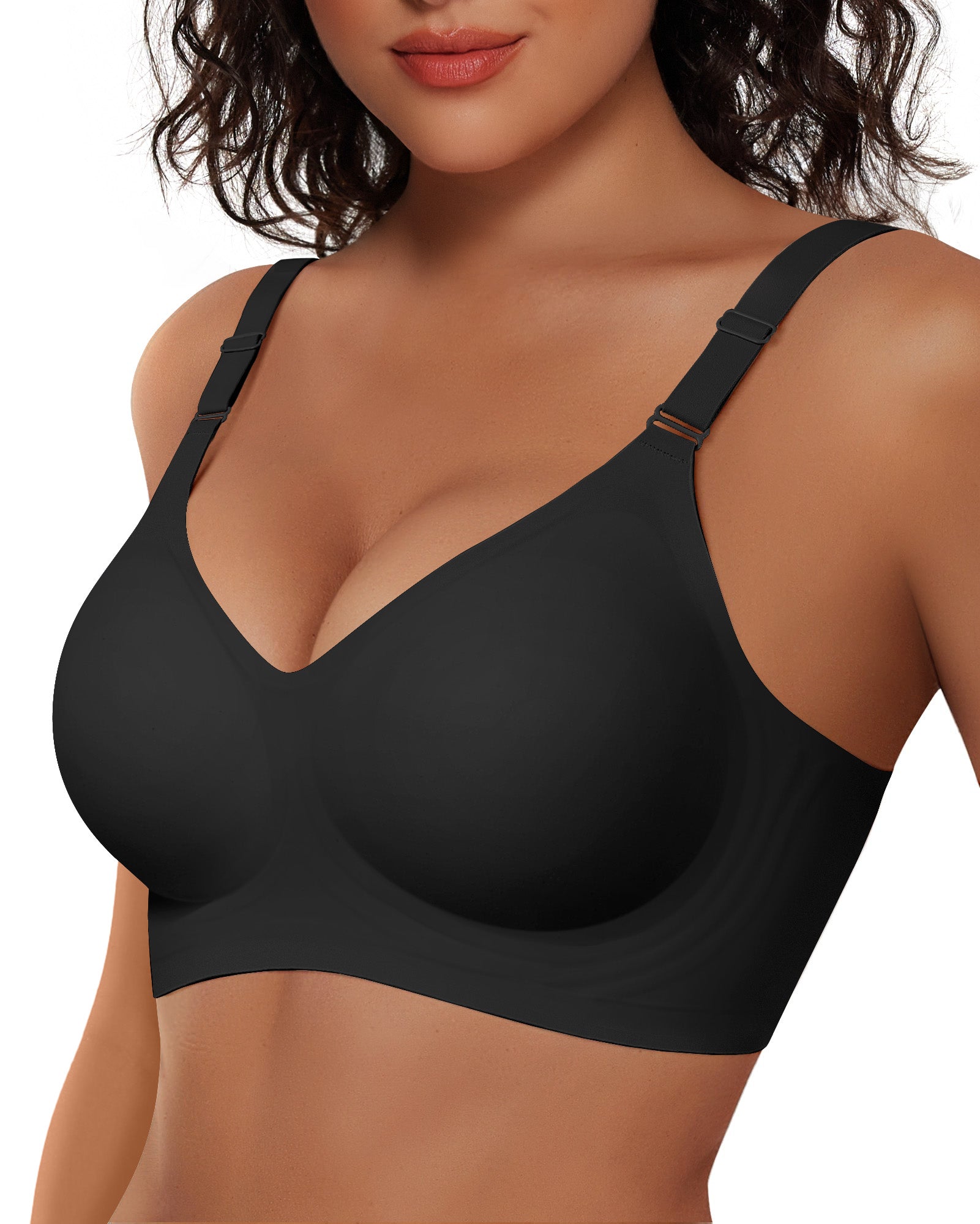 Wireless Bras with Front - Adjustable Straps