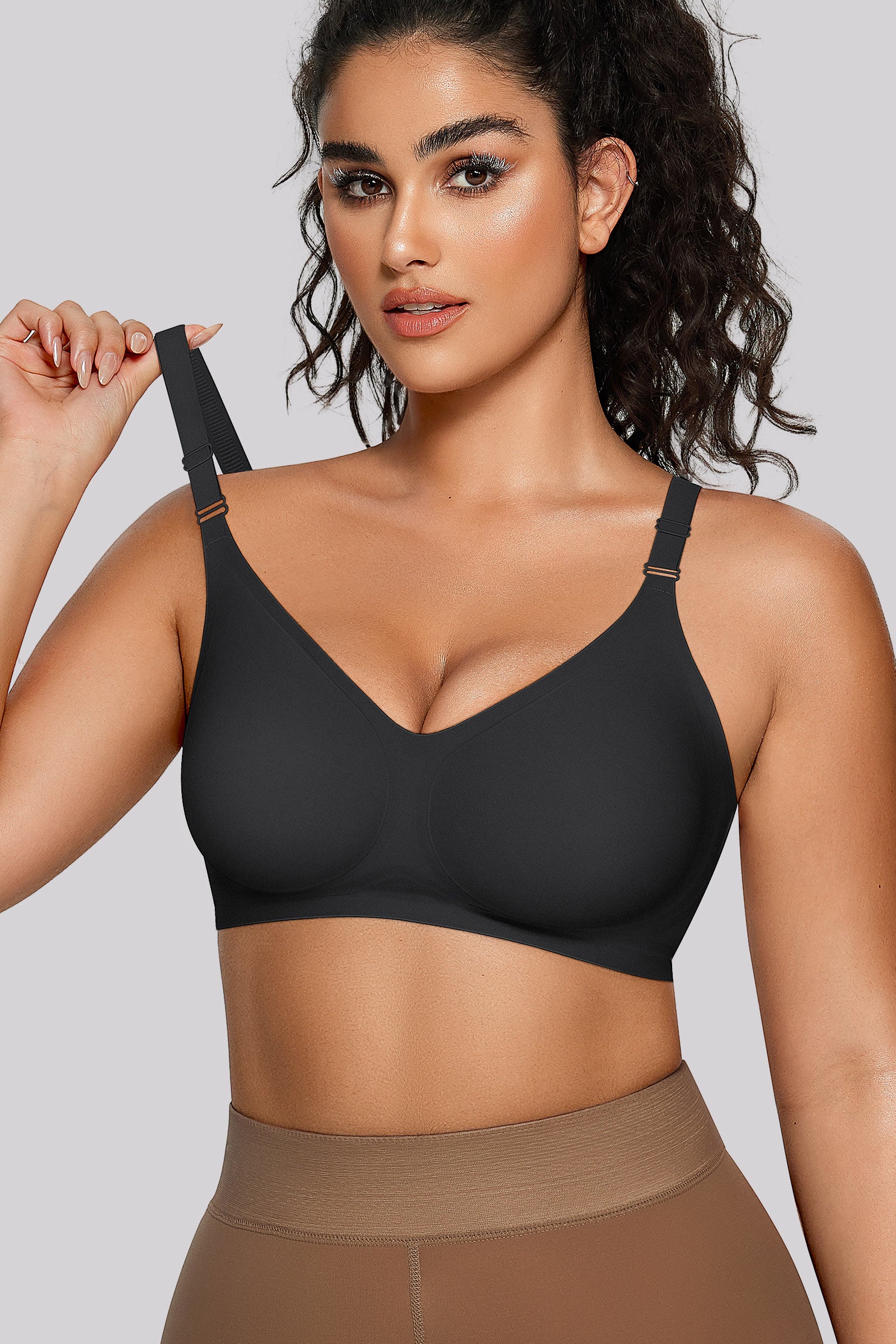 Wireless Bras with Front - Adjustable Straps