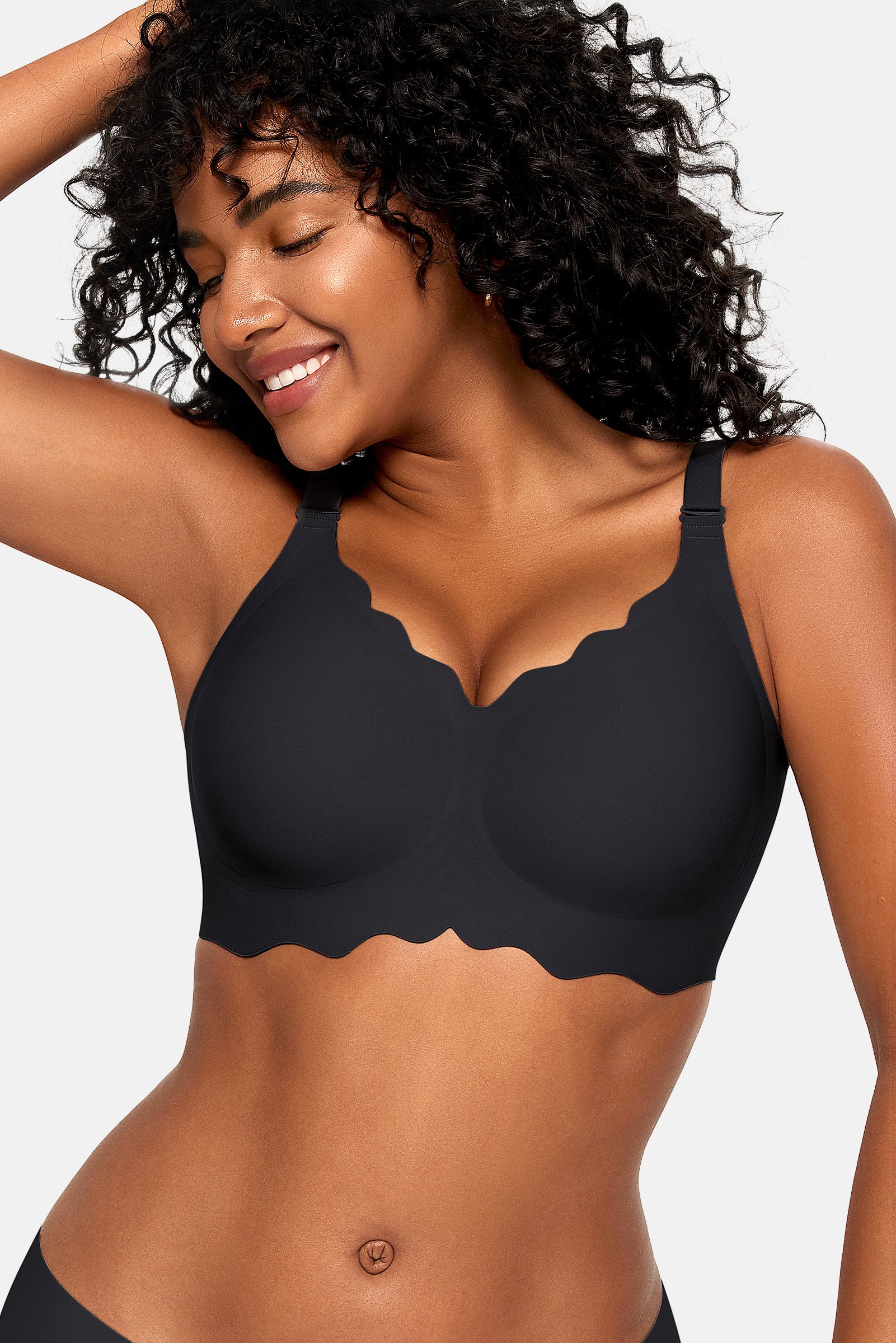 Seamless Scalloped Bras