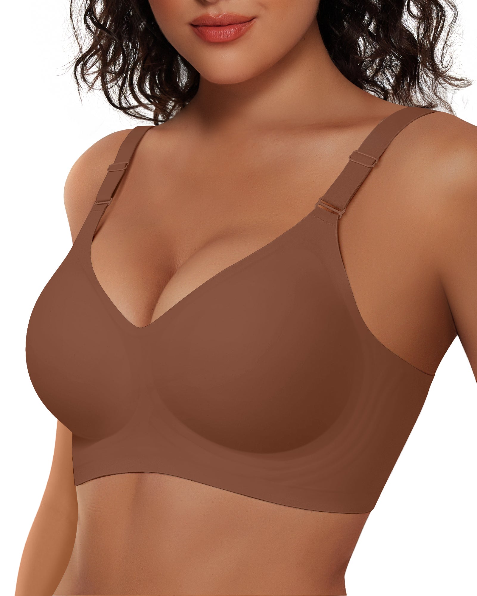 Wireless Bras with Front - Adjustable Straps